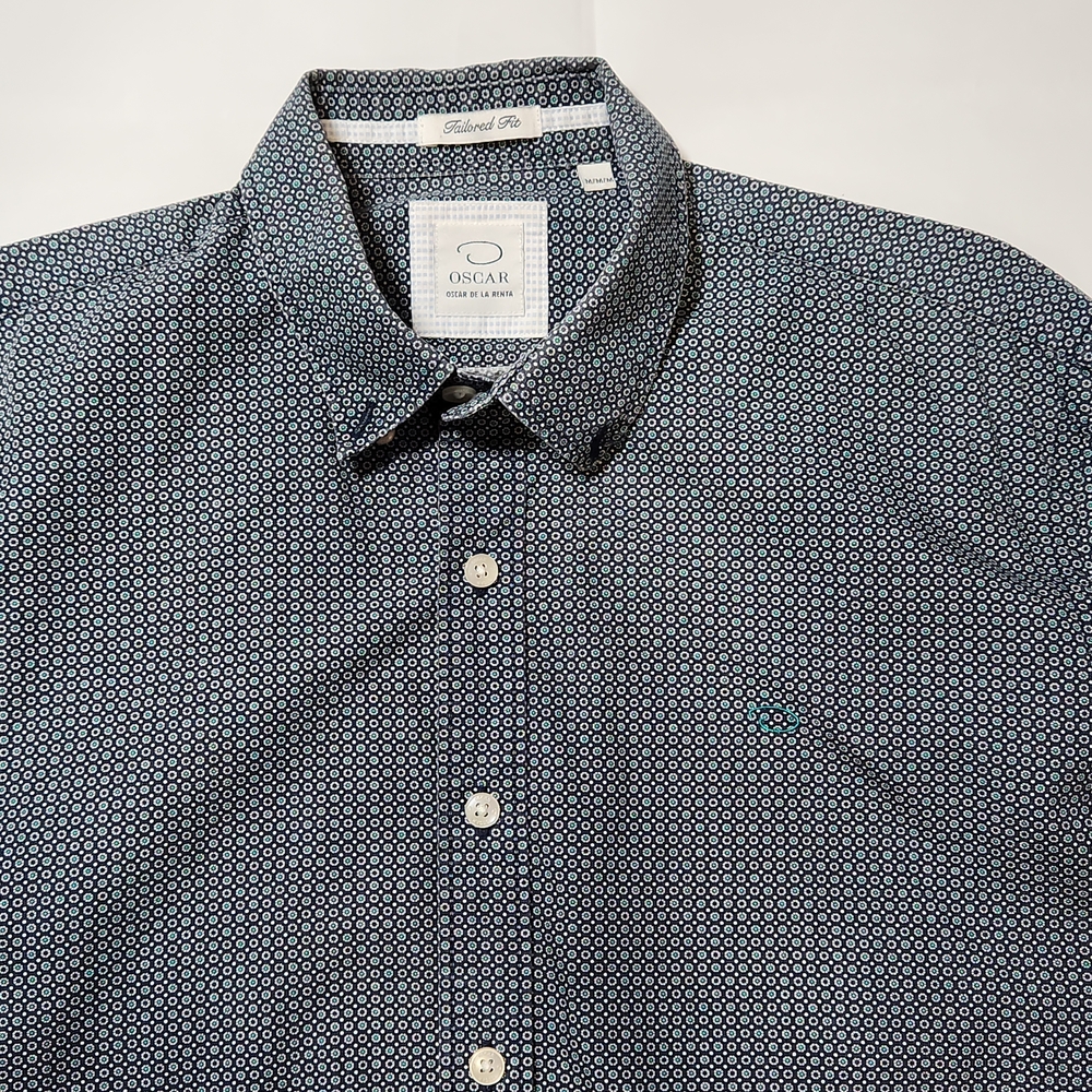 Oscar de la Renta Shirt Mens Tailored Fit Size M